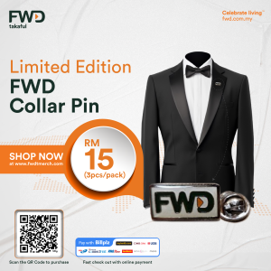 Limited Edition FWD Collar Pin (3pcs / pack)