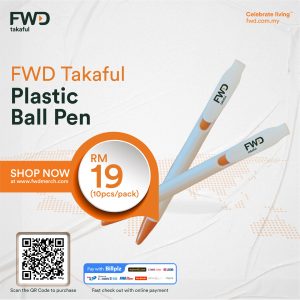 FWD Takaful Plastic Ball Pen