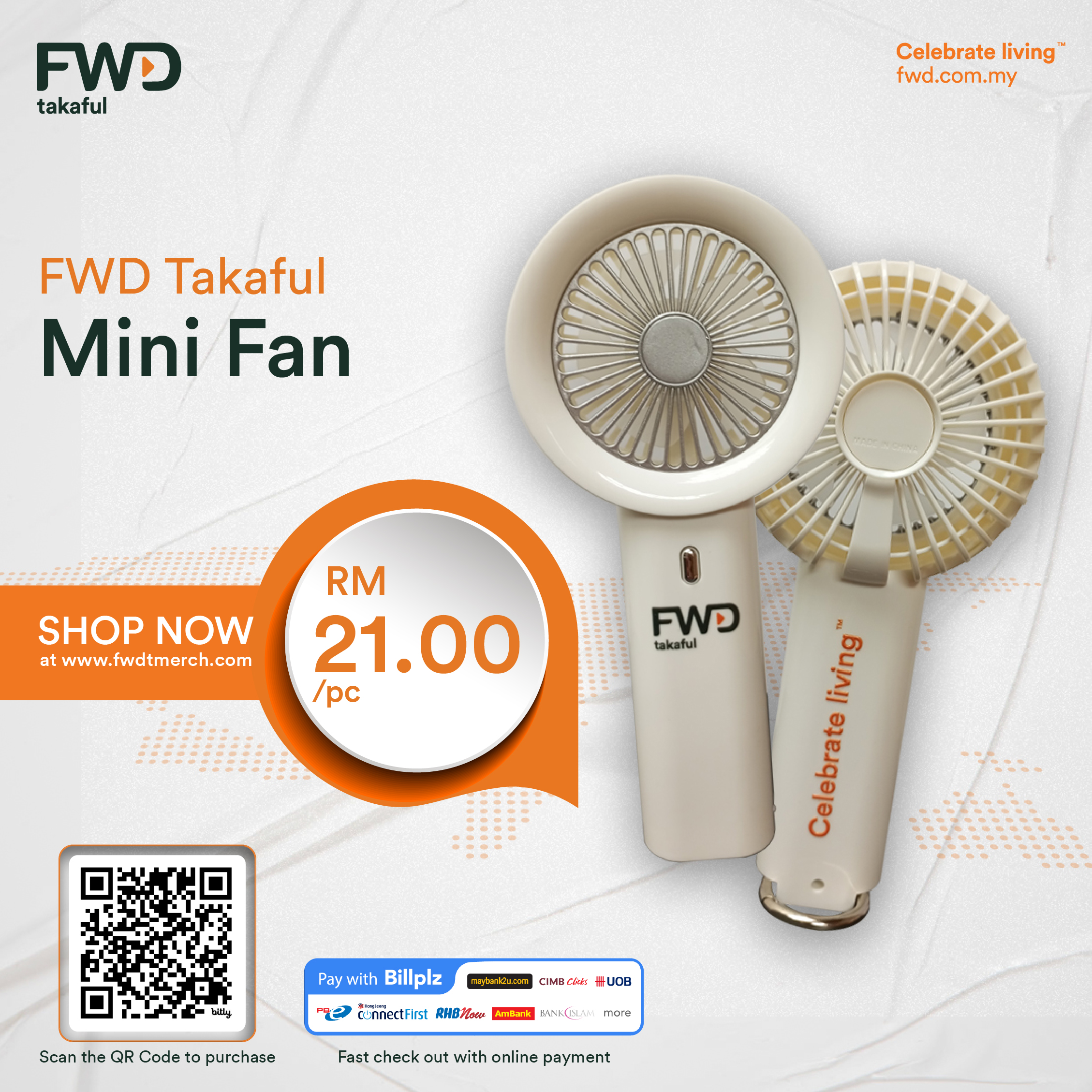FWD Takaful Mini Fan – FWD Malaysia Mer…